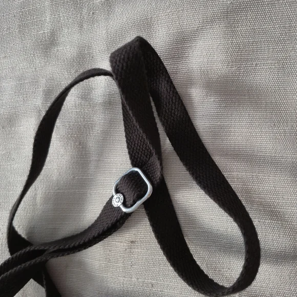 Kipling Eldorado Crossbody Bag Black Small Zip Snap Flap Front Adjustable Travel - Picture 8 of 12